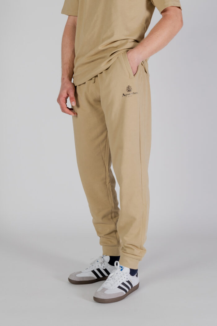 Pantaloni sportivi Aquascutum ACTIVE SMALL LOGO TRACK PANTS Beige