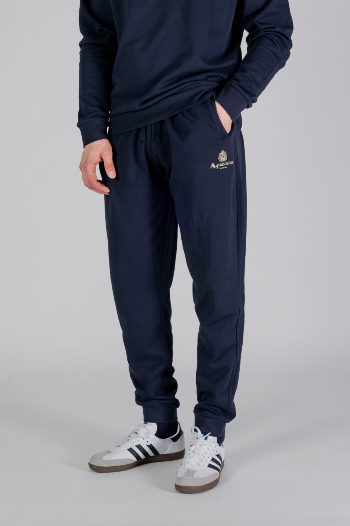 Pantaloni sportivi Aquascutum ACTIVE SMALL LOGO TRACK PANTS Blu