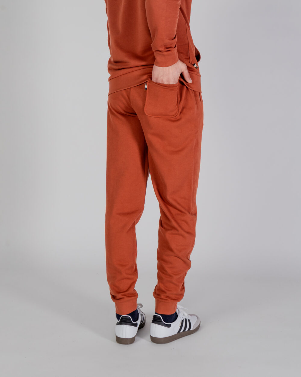 Pantaloni sportivi Aquascutum ACTIVE SMALL LOGO TRACK PANTS Ruggine - Foto 3