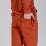 Pantaloni sportivi Aquascutum ACTIVE SMALL LOGO TRACK PANTS Ruggine - Foto 4