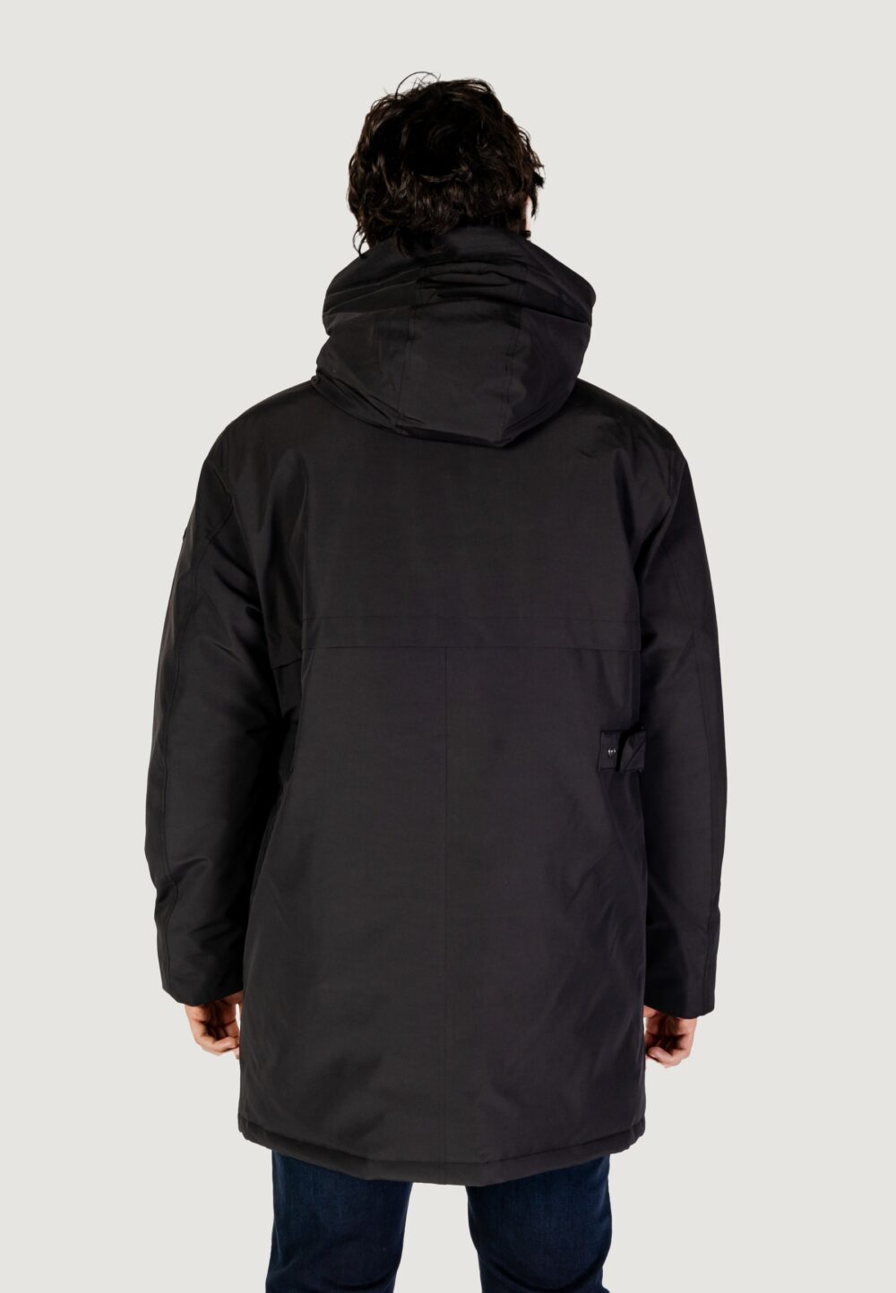 Parka Replay RECYCLED THREE LAYERS NYLON POLY Nero - Foto 3