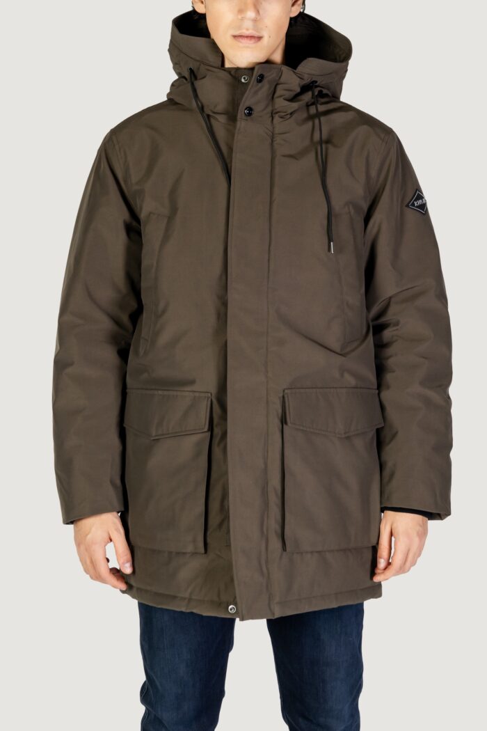 Parka Replay RECYCLED THREE LAYERS NYLON POLY Verde Oliva – M8404 .000.83776R