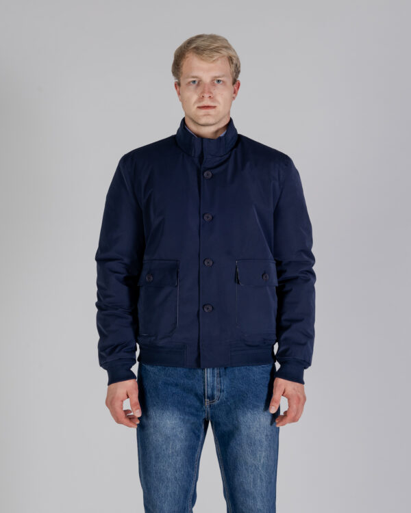 Giubbotto Aquascutum HYDRO ACTIVE TRAVELLER JACKET Blu - Foto 1