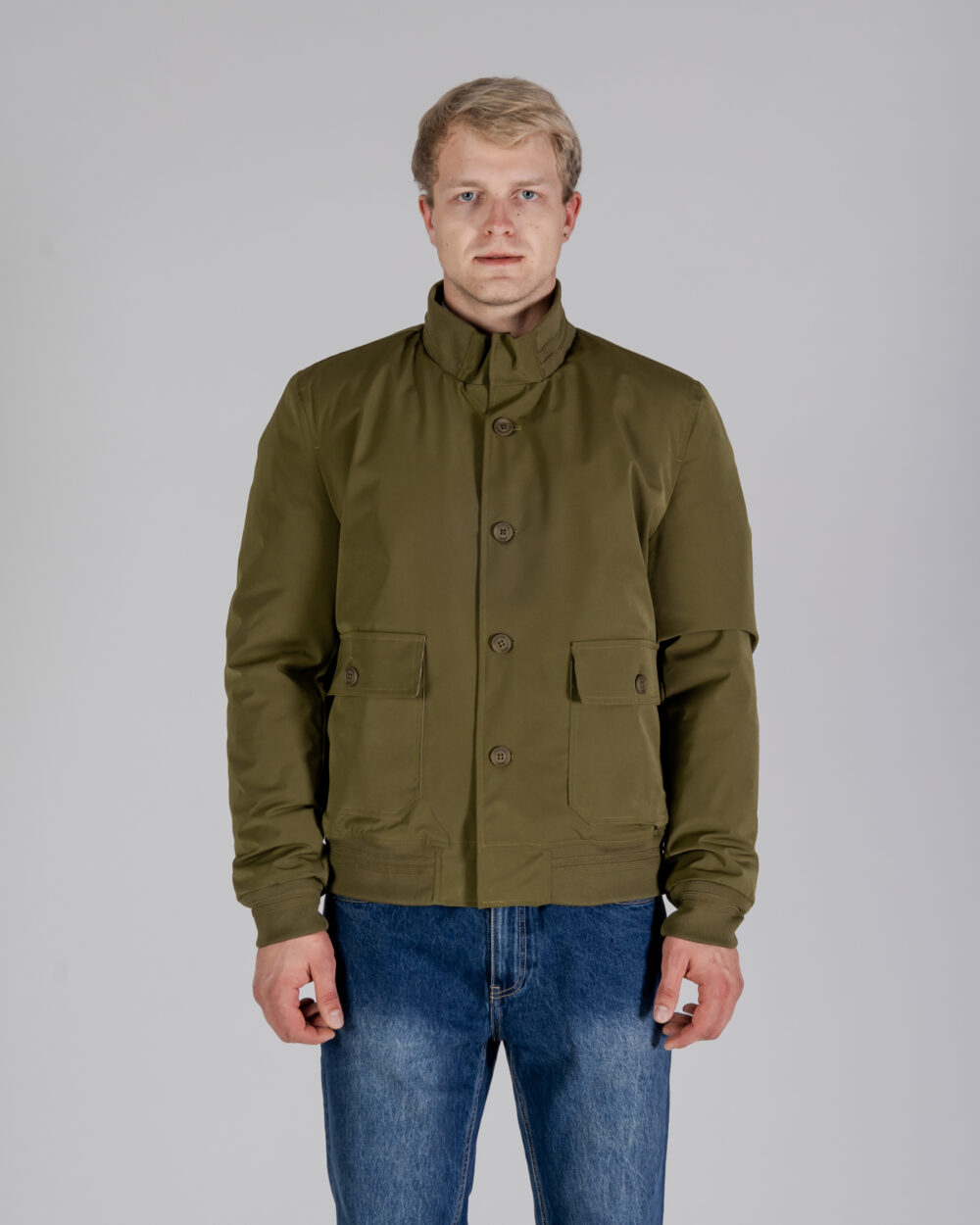 Giubbotto Aquascutum HYDRO ACTIVE TRAVELLER JACKET Verde Oliva - Foto 1