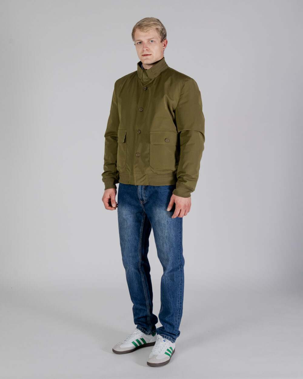 Giubbotto Aquascutum HYDRO ACTIVE TRAVELLER JACKET Verde Oliva - Foto 2