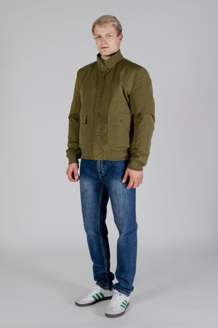 Giubbotto Aquascutum HYDRO ACTIVE TRAVELLER JACKET Verde Oliva