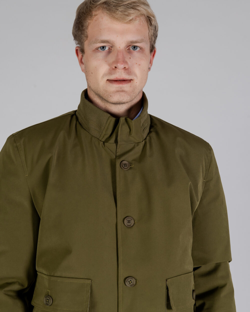 Giubbotto Aquascutum HYDRO ACTIVE TRAVELLER JACKET Verde Oliva - Foto 4