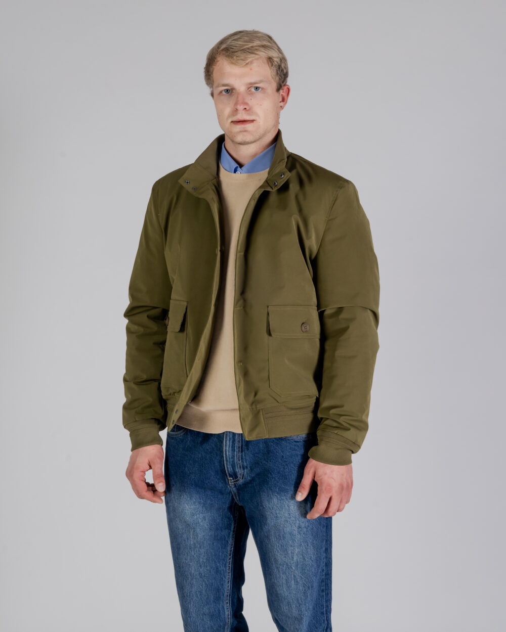 Giubbotto Aquascutum HYDRO ACTIVE TRAVELLER JACKET Verde Oliva - Foto 5