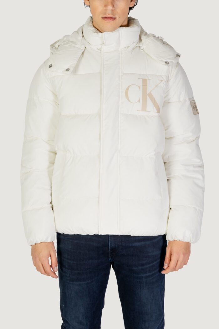 Piumino Calvin Klein ESSENTIALS NON DOWN Panna