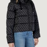 Piumino Guess DAISY PUFFER LOGO FLOCK F Nero - Foto 2