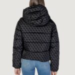 Piumino Guess DAISY PUFFER LOGO FLOCK F Nero - Foto 4