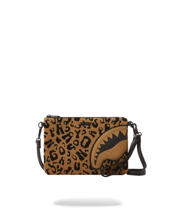 Pochette e beauty Sprayground CHENILLE CHEETAH POUCHETTE Marrone - Foto 1