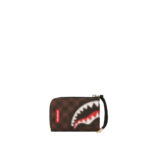 Portafoglio con portamonete Sprayground SHARKS IN PARIS BLUR WALLET Marrone - Foto 1