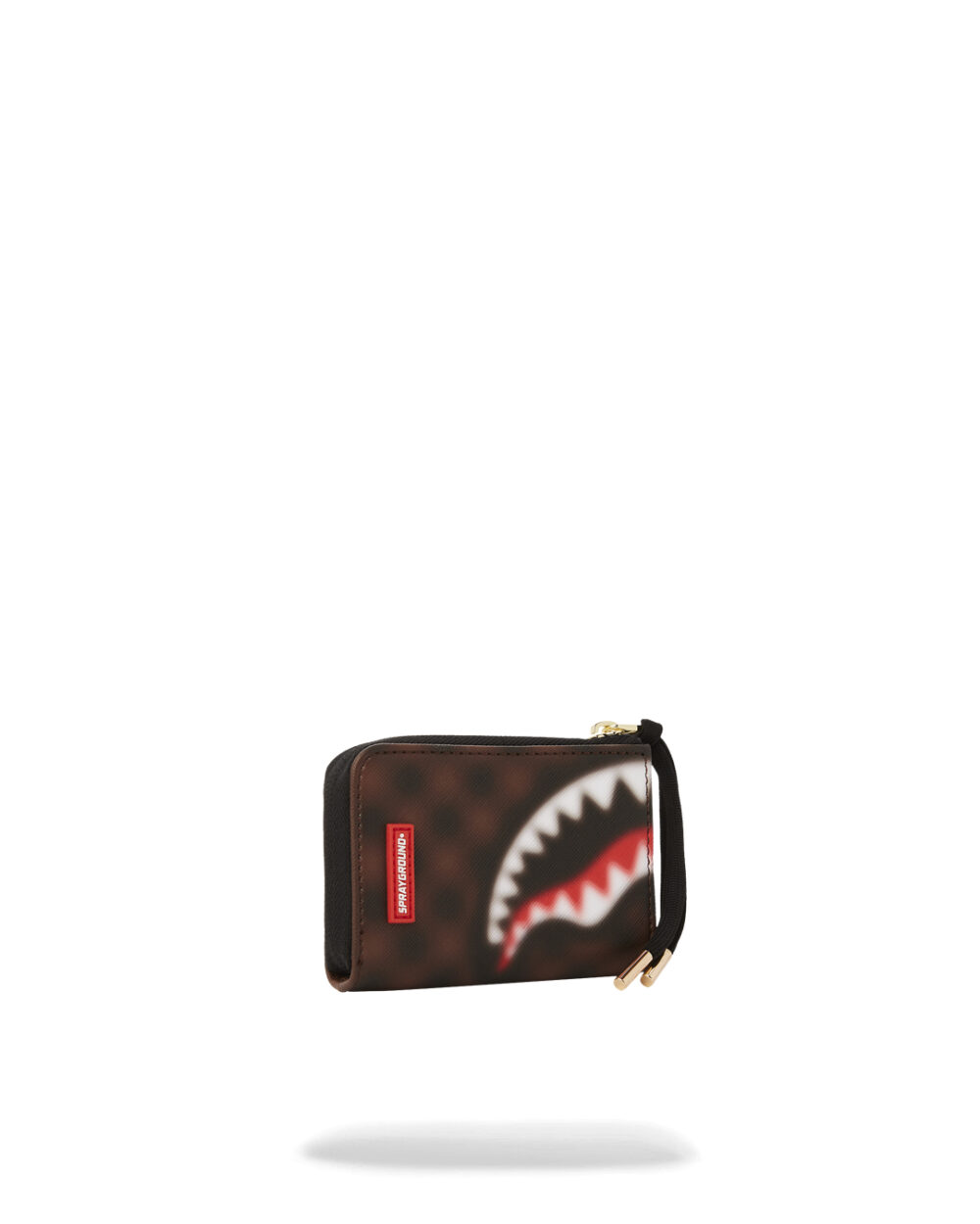 Portafoglio con portamonete Sprayground SHARKS IN PARIS BLUR WALLET Marrone - Foto 2