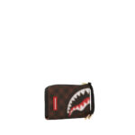 Portafoglio con portamonete Sprayground SHARKS IN PARIS BLUR WALLET Marrone - Foto 2