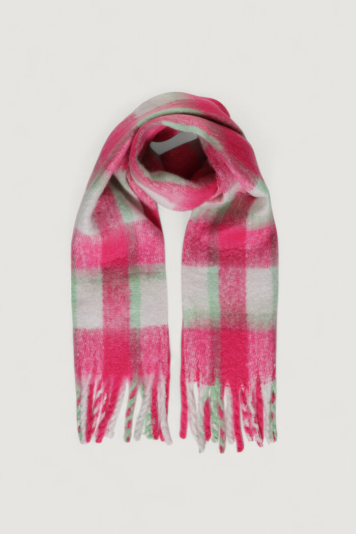 Sciarpa Only ONLMIA CHECK SCARF CC Rosa – 15299195