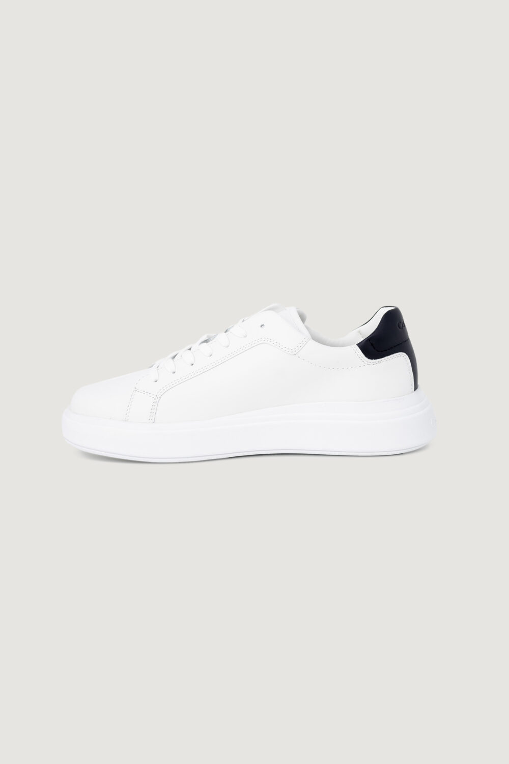 Sneakers Calvin Klein LOW TOP LACE UP LTH Bianco - Foto 4