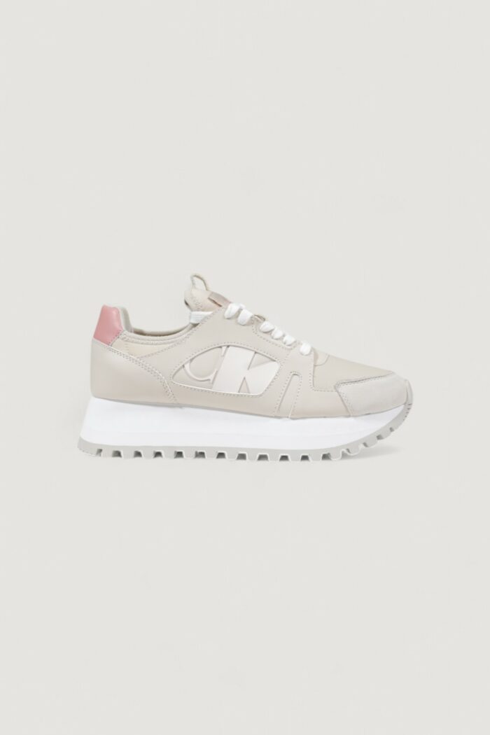 Sneakers Calvin Klein RUNNER LOW LACEUP Beige – YW0YW01642