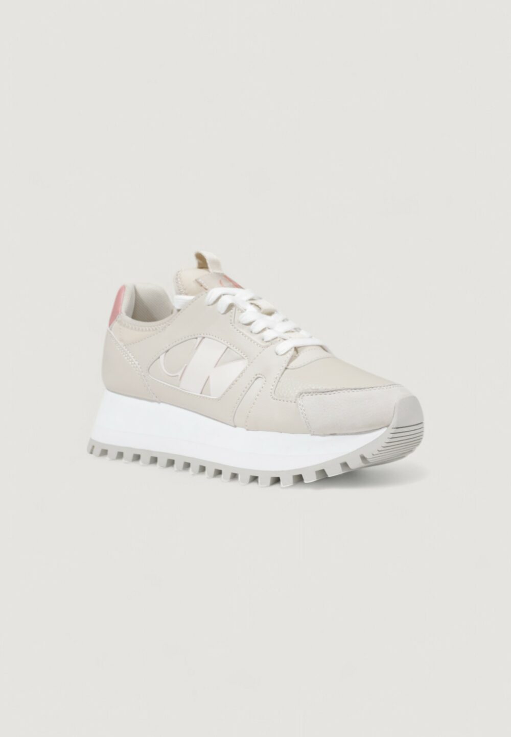 Sneakers Calvin Klein Jeans RUNNER LOW LACEUP Beige - Foto 2