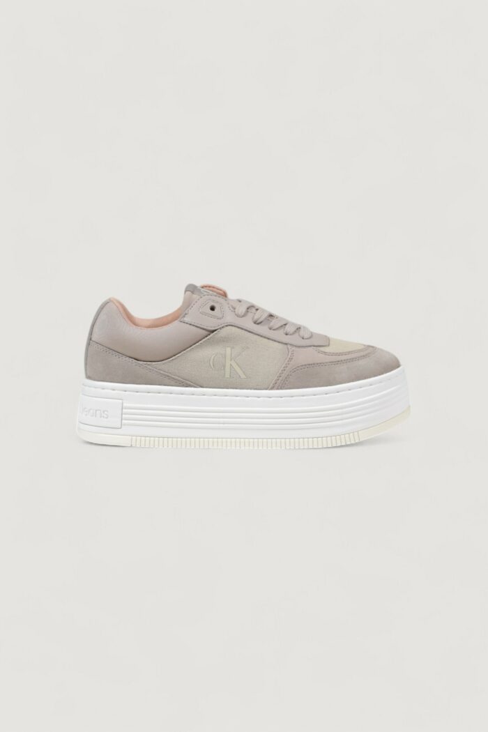 Sneakers Calvin Klein BOLD FLATF LOW MIX Taupe – YW0YW01638