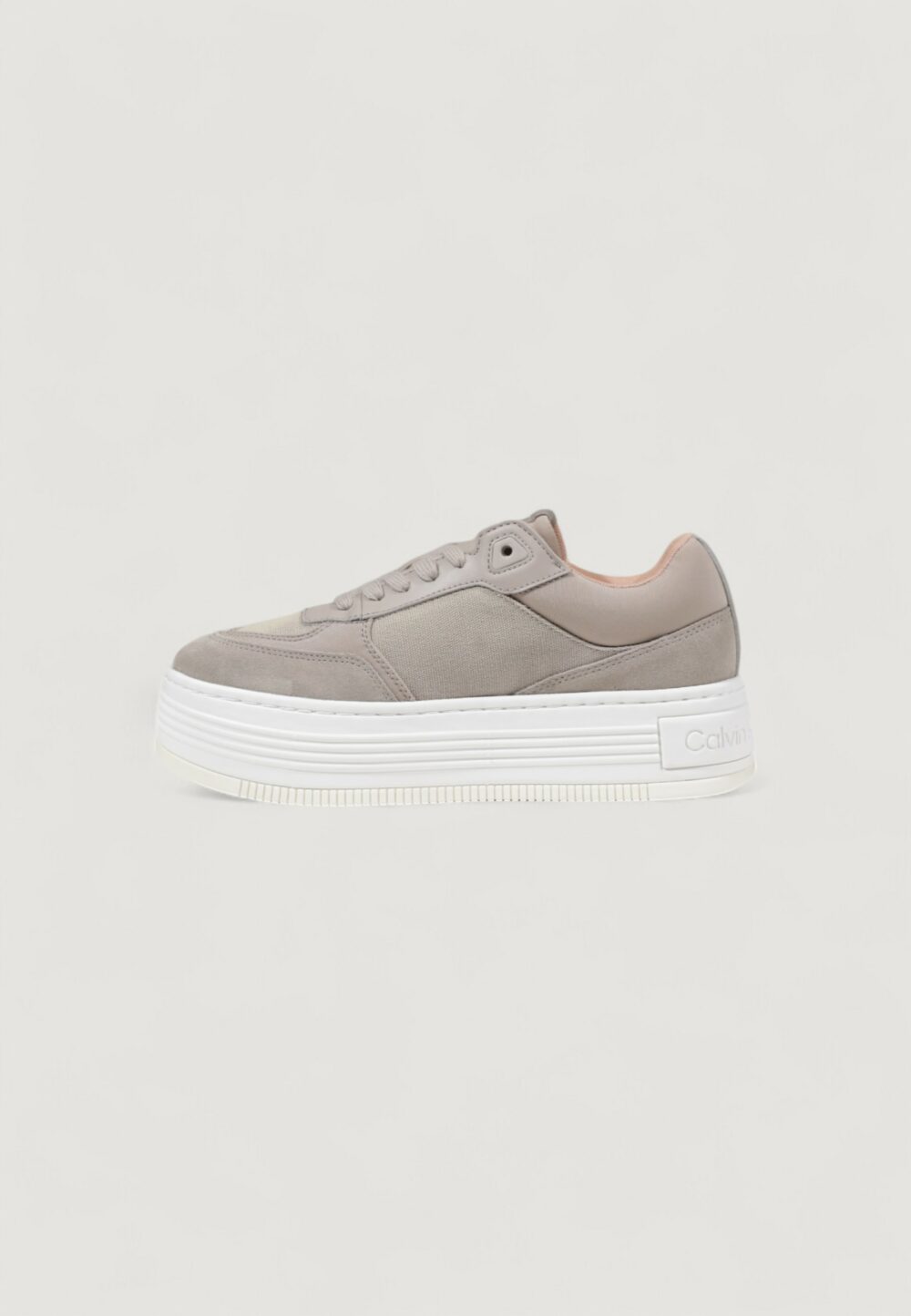 Sneakers Calvin Klein Jeans BOLD FLATF LOW MIX Taupe - Foto 3