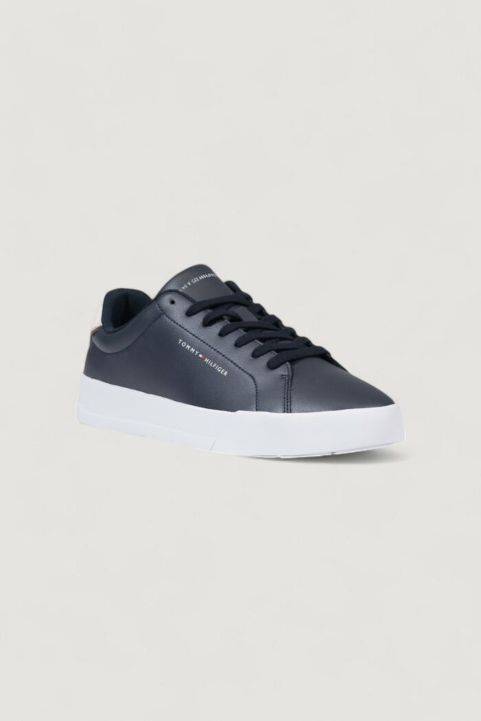 Sneakers Tommy Hilfiger TH COURT LTH DETAIL Blu – FM0FM05367