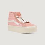 Sneakers Vans UA SK8-Hi Reissue Platform VLT Rosa - Foto 2