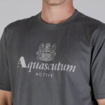 T-shirt Aquascutum ACTIVE BIG LOGO T-SHIRT Antracite - Foto 4