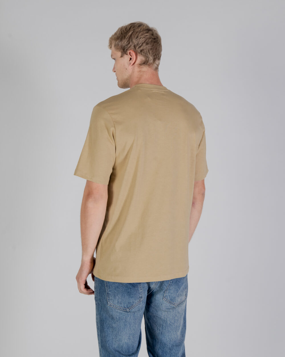 T-shirt Aquascutum ACTIVE CLUB CHECK POCKET T-SHIRT Beige - Foto 2