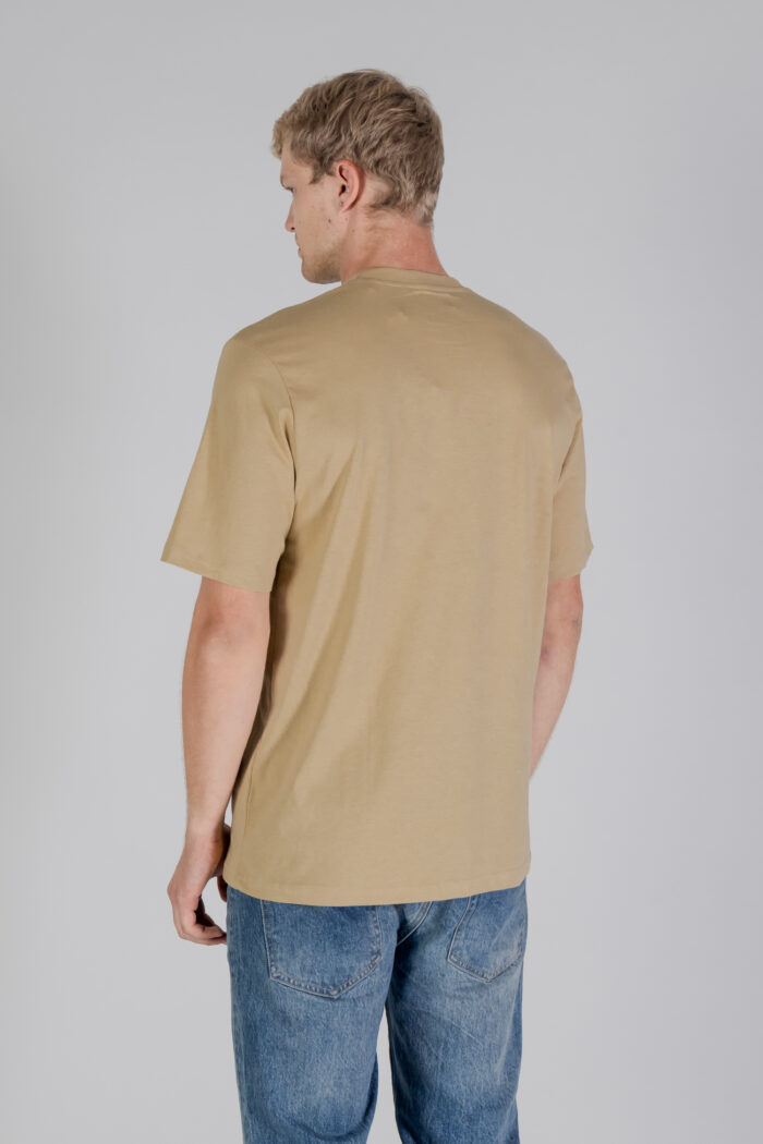 T-shirt Aquascutum ACTIVE CLUB CHECK POCKET T-SHIRT Beige