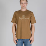 T-shirt Aquascutum ACTIVE BIG LOGO T-SHIRT Beige scuro - Foto 1