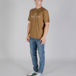 T-shirt Aquascutum ACTIVE BIG LOGO T-SHIRT Beige scuro - Foto 2