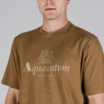 T-shirt Aquascutum ACTIVE BIG LOGO T-SHIRT Beige scuro - Foto 4