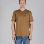 T-shirt Aquascutum ACTIVE SMALL LOGO T-SHIRT Beige scuro - Foto 1