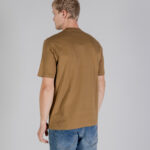 T-shirt Aquascutum ACTIVE SMALL LOGO T-SHIRT Beige scuro - Foto 2