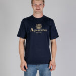 T-shirt Aquascutum ACTIVE BIG LOGO T-SHIRT Blu - Foto 1