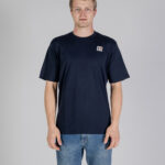 T-shirt Aquascutum ACTIVE CLUB CHECK PATCH T-SHIRT Blu - Foto 1