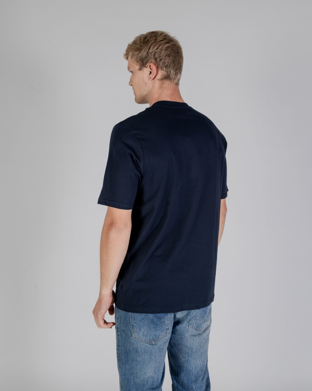 T-shirt Aquascutum ACTIVE CLUB CHECK POCKET T-SHIRT Blu - Foto 3