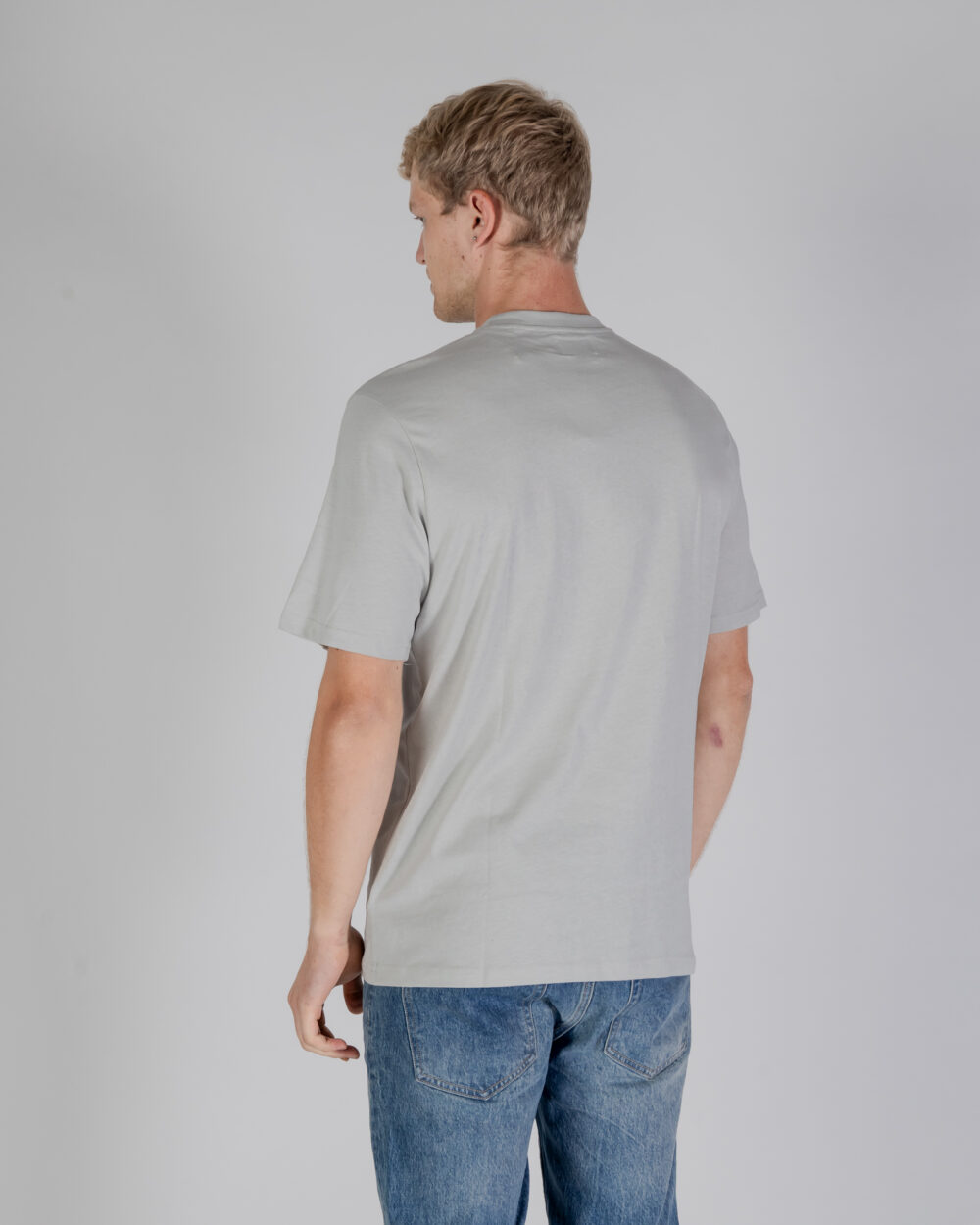 T-shirt Aquascutum ACTIVE BIG LOGO T-SHIRT Grigio - Foto 3