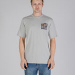 T-shirt Aquascutum ACTIVE CLUB CHECK POCKET T-SHIRT Grigio - Foto 1