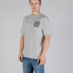 T-shirt Aquascutum ACTIVE CLUB CHECK POCKET T-SHIRT Grigio - Foto 2