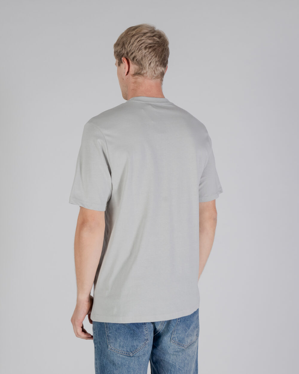 T-shirt Aquascutum ACTIVE CLUB CHECK POCKET T-SHIRT Grigio - Foto 3