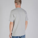 T-shirt Aquascutum ACTIVE CLUB CHECK POCKET T-SHIRT Grigio - Foto 3