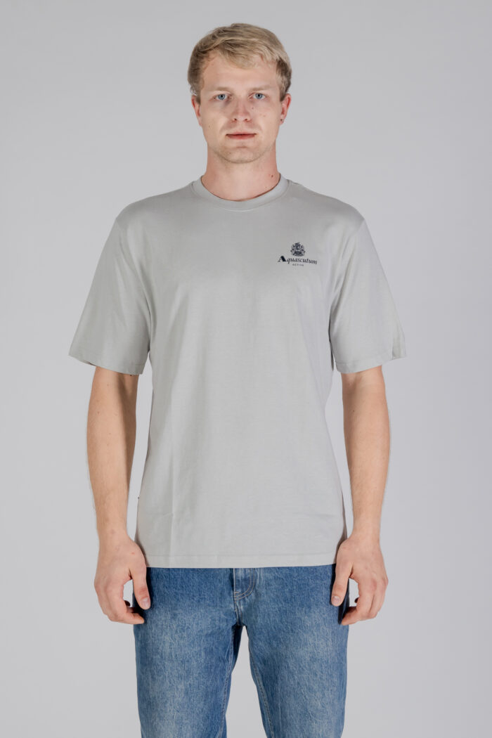 T-shirt Aquascutum ACTIVE SMALL LOGO T-SHIRT Grigio