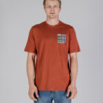 T-shirt Aquascutum ACTIVE CLUB CHECK POCKET T-SHIRT Ruggine - Foto 1