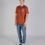 T-shirt Aquascutum ACTIVE CLUB CHECK POCKET T-SHIRT Ruggine - Foto 2