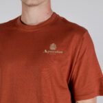 T-shirt Aquascutum ACTIVE SMALL LOGO T-SHIRT Ruggine - Foto 4