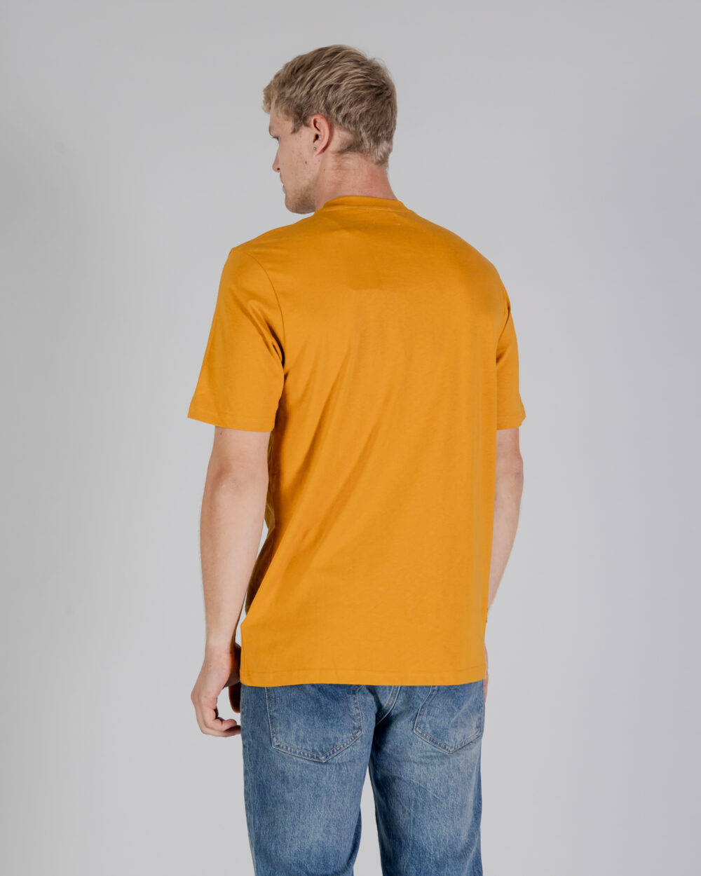 T-shirt Aquascutum ACTIVE BIG LOGO T-SHIRT Senape - Foto 3