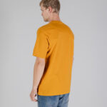 T-shirt Aquascutum ACTIVE CLUB CHECK PATCH T-SHIRT Senape - Foto 3