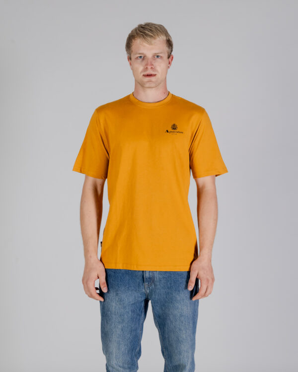 T-shirt Aquascutum ACTIVE SMALL LOGO T-SHIRT Senape - Foto 1